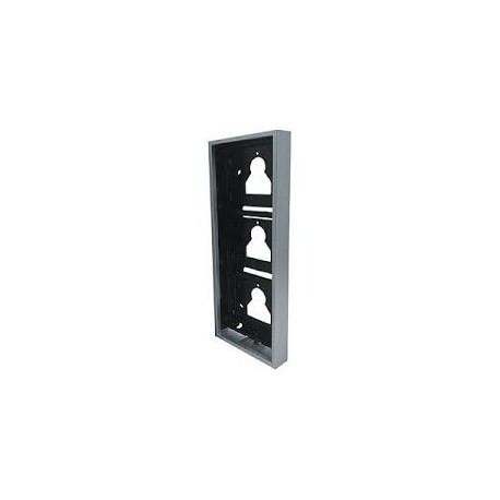COMELIT UT9173B Surface-Mounted Housing with 3 Ultra Modules Black