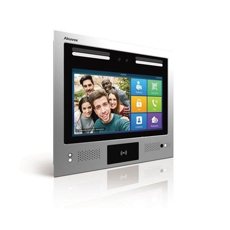 Akuvox IP Touchscreen Smart Video Door Intercom with Facial Recognition X916S