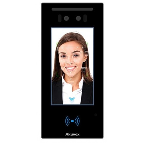 Akuvox IP Access Control Reader Facial Recognition BT RFID QR A05C